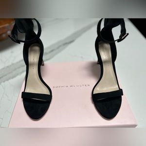 Sophia Webster Nicole mid sandal- black suede